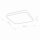 Plafonnier LED blanc IP44 32W carré LUKE