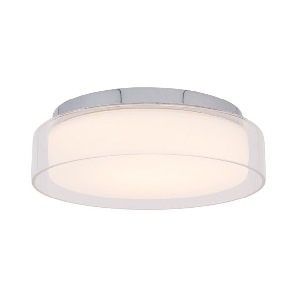 Plafonnier LED confortable en verre IP44 12W à faible éblouissement