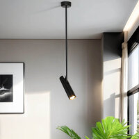 Plafonnier orientable Moderne en noir