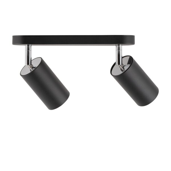 Spot de plafond en noir 2flmg