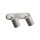 Spot de plafond argent&eacute; 2flmg