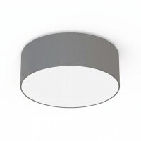 Plafonnier CAMERON en gris Ø35cm 2-flmg
