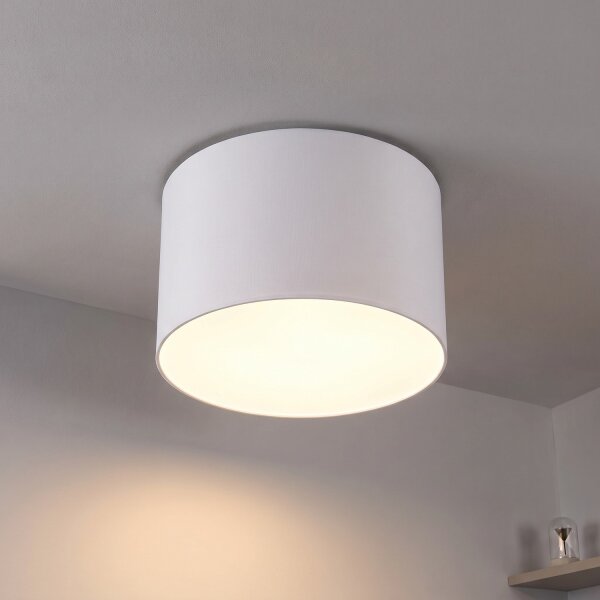 Plafonnier blanc rond Ø 45 cm 3-flmg