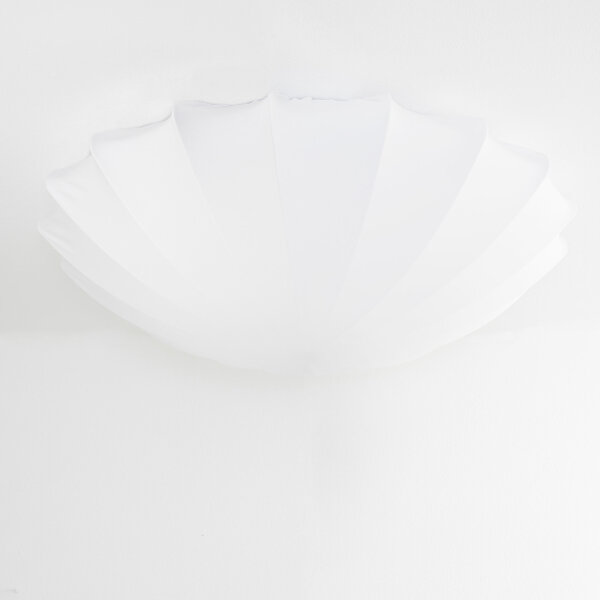 Plis Plafonnier FORM en blanc Ø80cm 4-flmg