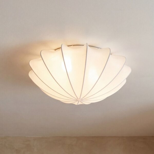 Plafonnier FORM en blanc Ø30cm 2-flmg
