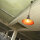 Loft Lampe à suspendre avec chaîne marron/cuivre