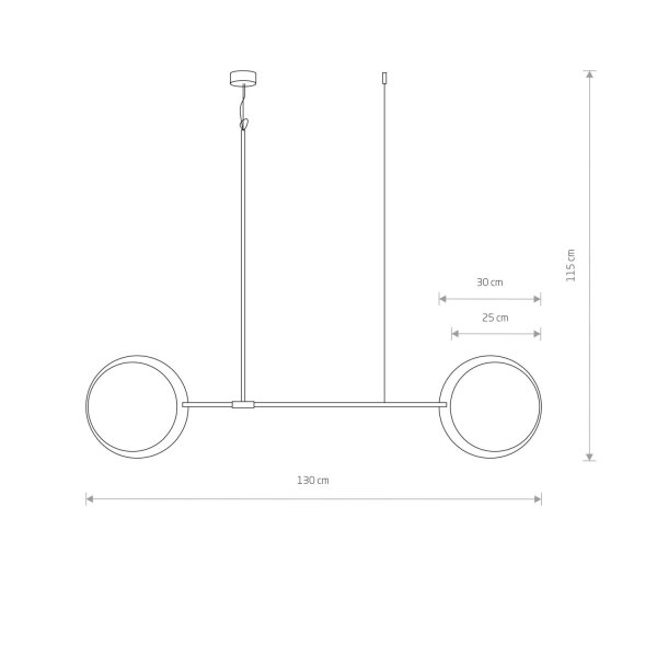 Suspension en bois clair Minimal