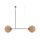 Suspension en bois clair Minimal