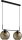 Lampe à suspendre 2flmg verre Monaco