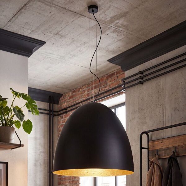 Suspension Noir 7-flmg Lampe à suspendre ORNELLA