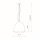 Lampe à suspendre ORNELLA Blanc 5-flmg Lampe de table à manger