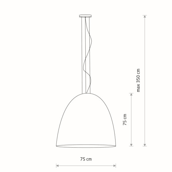 Lampe à suspendre blanche 7-flmg ORNELLA Lampe de table à manger