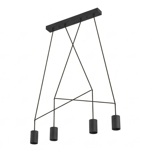 Lampe à suspendre IMBRIA Noir 4-flmg 35W Lampe