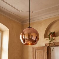 Lampe à suspendre JARA Cuivre Boule Table à...