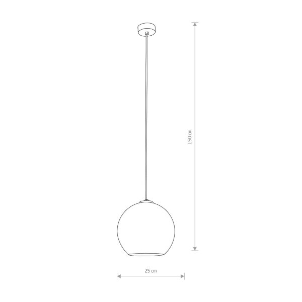 Lampe à suspendre Argent Plafond Table à manger Lampe JARA