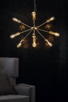 Lampe suspendue or table &agrave; manger 9-flmg Lampe ROD