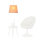 Abat-jour en tissu pour lampe suspendue E27 grande