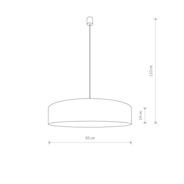 Lampe à suspendre SELINA Gris 3-flmg Salon Lampe