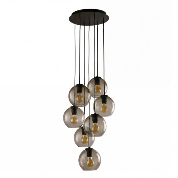 Suspension Noir 7-flmg VINCENTE Lampe