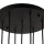 Suspension Noir 7-flmg VINCENTE Lampe