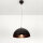 Lampe à suspendre rouille brun design industriel Ø33cm