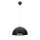 Lampe à suspendre rouille brun design industriel Ø33cm