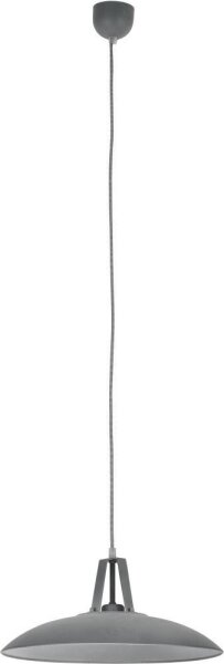 Lampe à suspendre vintage en gris