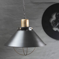 Lampe à suspendre vintage noire cuivre design...