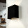 Applique en tissu Noir carré E27 Loft Design ALICE