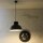 Lampe de loft vintage Lampe à suspendre noire