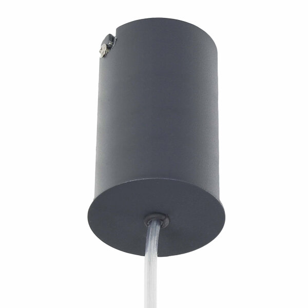 Suspension moderne en anthracite 40/120 cm