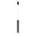 Suspension moderne en anthracite 40/120 cm