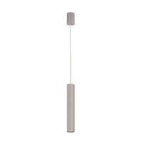 Suspension moderne argent&eacute;e 40/120 cm