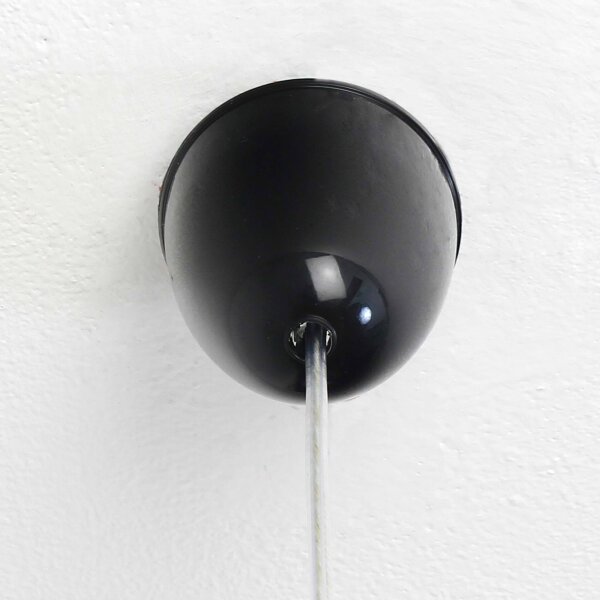 Lampe suspendue moderne en noir et or