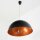 Lampe suspendue moderne en noir et or