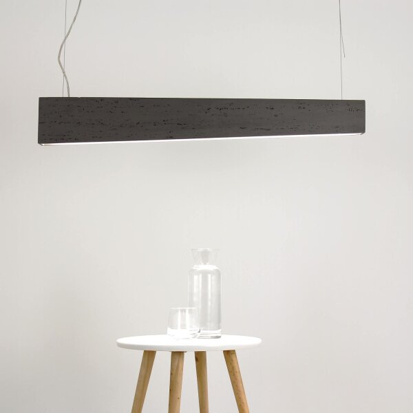 Suspension large en gris