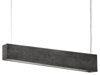 Suspension large en gris