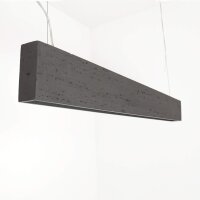 Suspension large en gris