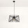 Suspension moderne NESS noir