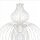 Suspension Blanc Métal Ø 44 cm E27