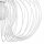 Suspension Blanc Métal Ø 44 cm E27