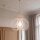 Suspension Blanc Métal Ø 44 cm E27