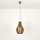 Lampe à suspendre Moderne en aspect bois