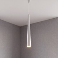 Suspension blanche à une flamme