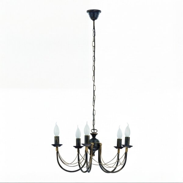 Lustre rustique Ares 5 flammes