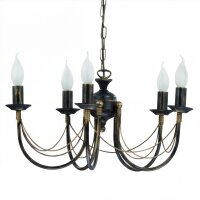 Lustre rustique Ares 5 flammes