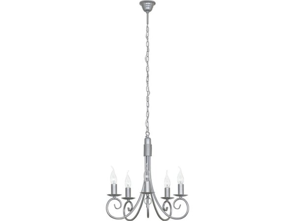 Lustre Silverado 5 flammes