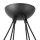 Lampe à suspendre entretoisée IMBRIA en noir 6-flmg