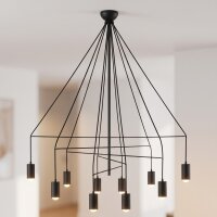 Lampe &agrave; suspendre entretois&eacute;e IMBRIA en...