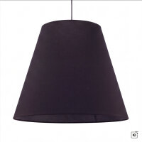 Xxl Abat-jour Lampe à suspendre en noir...